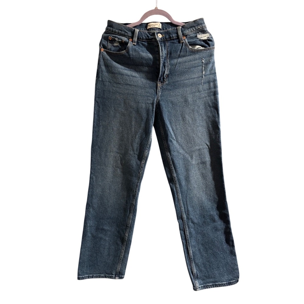 Abercrombie and Fitch 90s‎ Straight Ultra High Rise Jeans, Size 6R